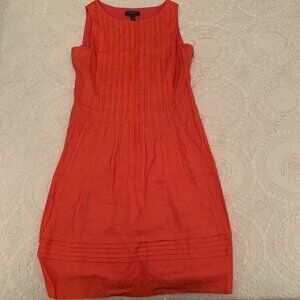 Lauren Ralph Lauren Coral Sleeveless Pleated Dress